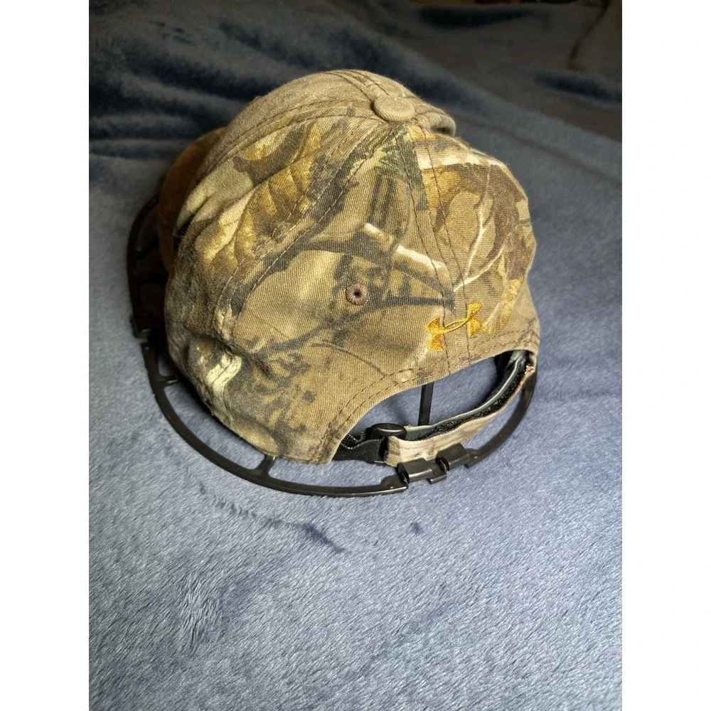 Under Armour Camo Hat Cap Mens Adjustable Strap Camouflage OSFA Hunting